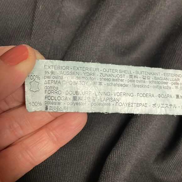 Zara real leather moto style jacket - Picture 10 of 13